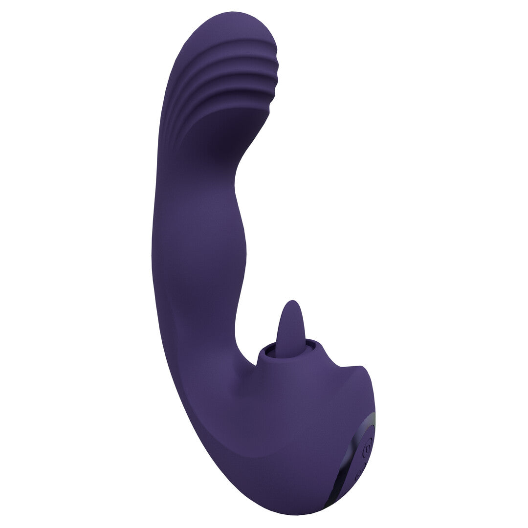 Yumi - Triple Motor G-Spot Finger Motion Vibrator and Flickering Tongue Stimulator - P