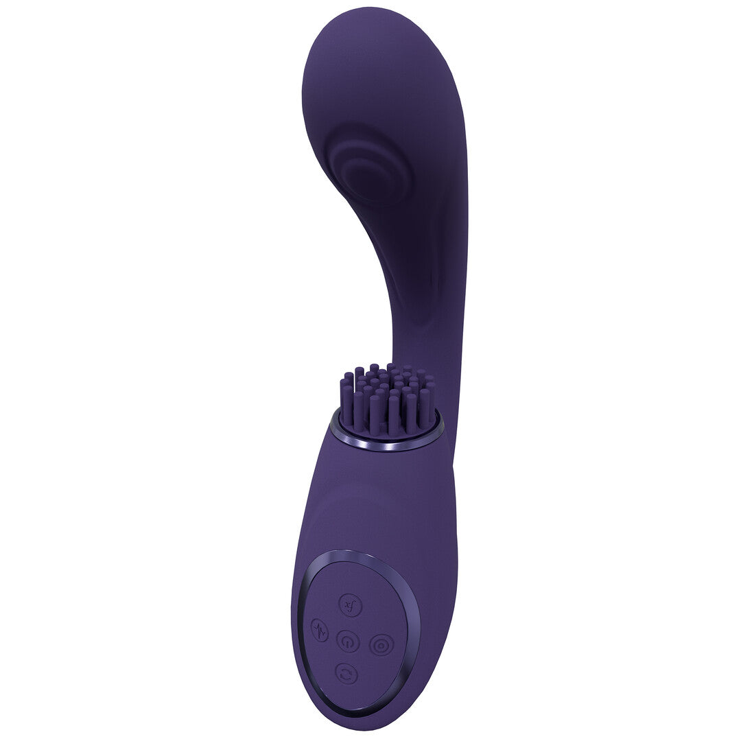 Gen - Triple Motor G-Spot Vibrator with Pulse Wave and Vibrating Bristles - P