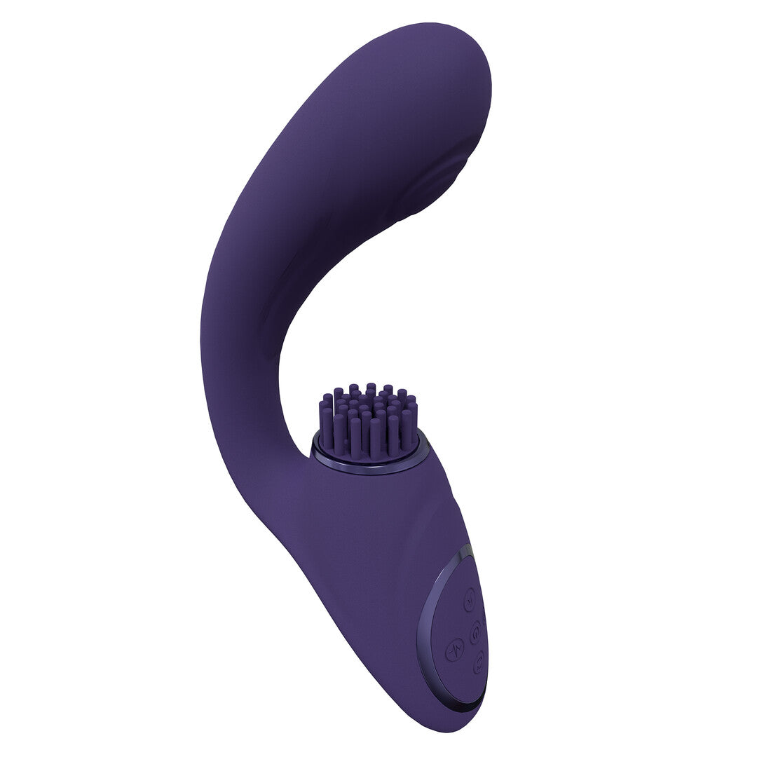 Gen - Triple Motor G-Spot Vibrator with Pulse Wave and Vibrating Bristles - P