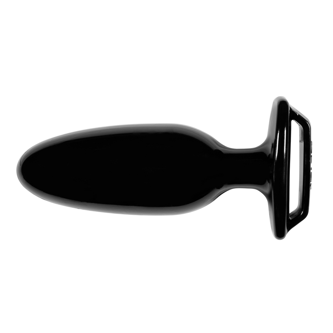 Finger Grip Plug #3 - Butt Plug with Finger Grip - Black