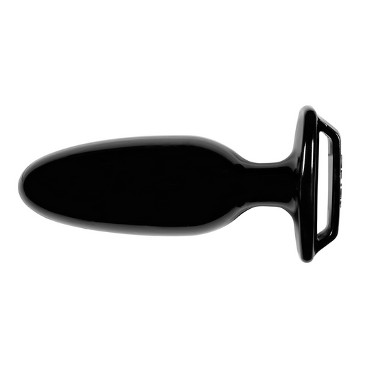 Finger Grip Plug #3 - Butt Plug with Finger Grip - Black